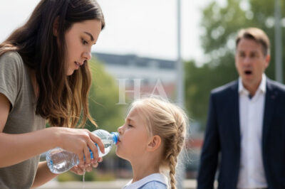 La hija del millonario era muda… hasta que una niña le dio agua y ocurrió lo imposible…