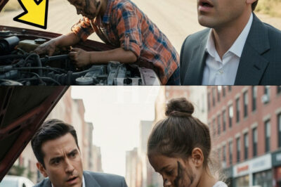 UNA NIÑA POBRE AYUDA A UN MILLONARIO A ARREGLAR SU AUTO… HASTA QUE VE EL ANILLO EN SU DEDO…