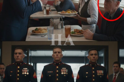 La despidieron por ayudar a un veterano… una hora después, cuatro marines entraron al café