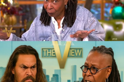 “ESO ES SER FUERTE.” — Con esa frase, Jason Momoa encendió el set de The View y dejó a Whoopi Goldberg… en silencio.