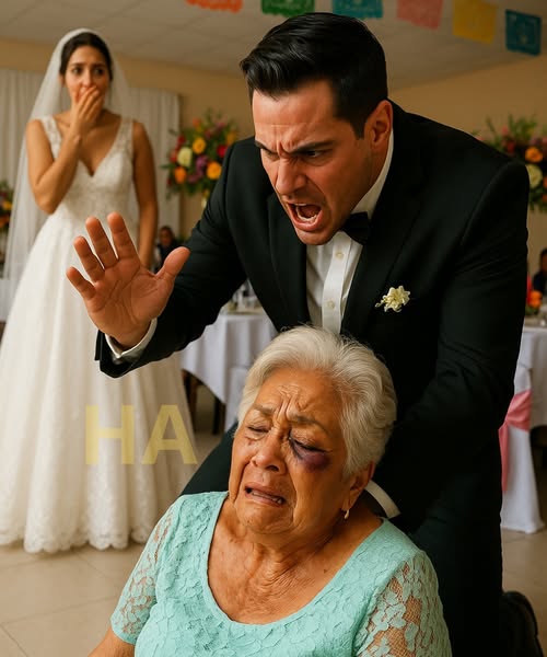 Su hijo la golpeó y la derribó frente a todos, en plena boda………..