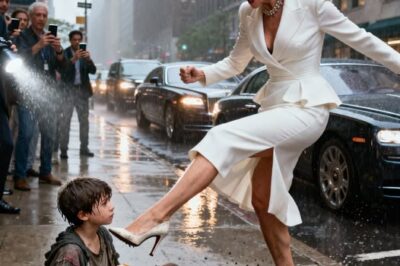 Una mujer poderosa empuja a un niño a un charco, pero la marca de nacimiento en su mano la deja atónita…