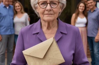 Cuando mi esposo murió, mis hijos heredaron su imperio de 30 millones de dólares: empresas, propiedades, apartamentos, coches. Recibí un sobre polvoriento.