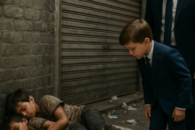 “¡PAPÁ, ESOS NIÑOS EN LA BASURA SE PARECEN A MÍ!” — NIÑO IMPRESIONA A MULTIMILLONARIO…-diuy
