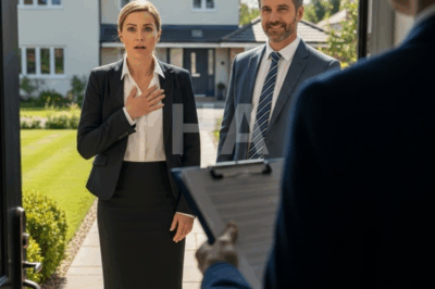 La nueva esposa de mi marido apareció en la puerta de mi casa con una sonrisa de superioridad.