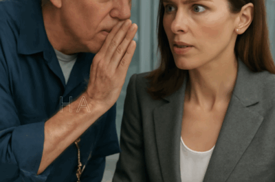 EL HUMILDE CONSERJE SUSURRÓ: “NO FIRME EL TRATO DE MILLONES”. ENTONCES LA MILLONARIA CEO LO MIRÓ Y…