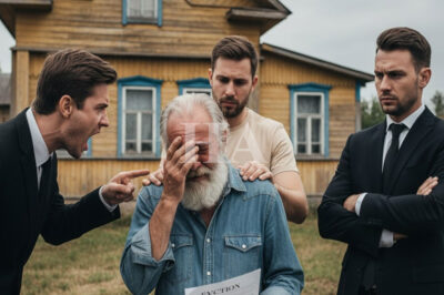 Los tres hijos se negaron a ayudar a su padre con una deuda enorme. Solo el más joven aceptó, y se lo llevó a vivir con él para cuidarlo. Exactamente un año después, una carta inesperada lo deja sin aliento…