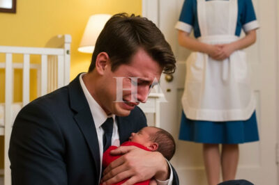 MILLONARIO VIUDO NO AGUANTABA MÁS… HASTA QUE LA NIÑERA SUSURRÓ UNA FRASE QUE NADIE ESPERABA