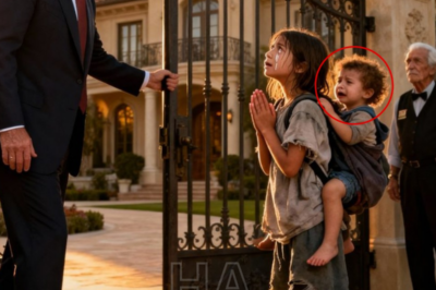 “¿Podría limpiar tu mansión a cambio de un plato de comida? Mis dos hermanos menores tienen mucha hambre”. La niña sin hogar le suplicó al multimillonario, y el resultado fue inesperado…