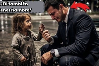 ¿Tú también tienes hambre?, le preguntó la pobre niña al millonario… lo que hizo asombró a todos.