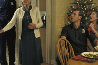 “Llegué a la cena de Navidad cojeando, con el pie enyesado. Días antes, mi nuera me había empujado a propósito. Cuando entré, mi hijo soltó una risa burlona: ‘Mi esposa solo te dio una lección. Te lo merecías’. Entonces sonó el timbre. Sonreí y abrí la puerta. ‘Pase, oficial’.”