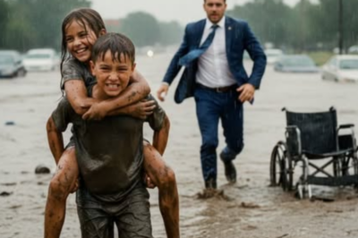 La hija discapacitada del millonario quedó atrapada en el barro.— y un niño pobre hizo lo impensable