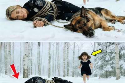 Una niña descubrió a un oficial desplomado y a su perro K9 en la nieve. ¿Qué pasó después?
