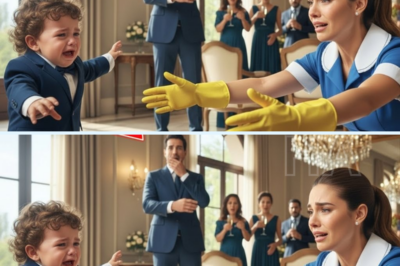 EL BEBÉ DEL MILLONARIO LLORÓ AL VER A LA EMPLEADA! SUS PRIMERAS PALABRAS DESTROZARON A TODOS