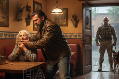 Matón abofetea a una viuda de 78 años en un diner, sin saber que su hijo es un Navy SEAL.