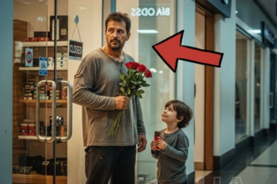 Gané la lotería y fui a la tienda de mi esposa con mi hijo de 5 años. En cuanto llegamos, oí unos ruidos…