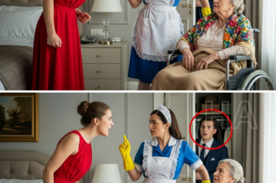 MILLONARIO SE ESCONDIÓ PARA VER CÓMO SU NOVIA TRATA A SU MADRE ENFERMA… Y LA LIMPIADORA HIZO LO IMPOSIBLE…
