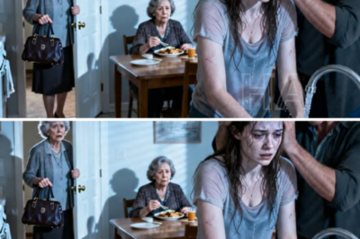 Visité a mi hija sin avisar y quedé completamente impactada. Su suegra y su esposo estaban sentados tranquilamente a la mesa, comiendo, mientras ella lavaba los platos, temblando de frío. De pronto, su marido le arrebató el plato de las manos a su madre y le gritó con impaciencia: «¡Deja de lavar los platos y trae más comida!». Yo no dije nada. Saqué el teléfono y hice una llamada en silencio. Cinco minutos después, todo había cambiado por completo y nada volvió a ser como antes…