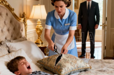 EL HIJO DEL MILLONARIO GRITABA EN SUS SUEÑOS TODAS LAS NOCHES… HASTA QUE LA NIÑERA ABRIÓ SU ALMOHADA Y DESCUBRIÓ LA VERDAD IMPACTANTE…