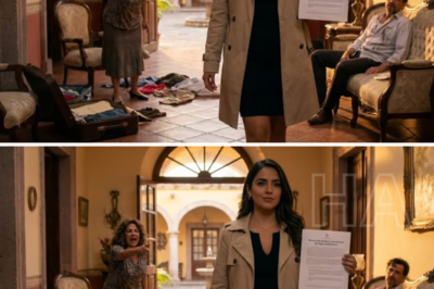 —¡Lárgate de mi casa, parásita! —gritó Doña Beatriz mientras lanzaba mi maleta por las escaleras. Mi ropa quedó esparcida sobre el frío piso de mármol.