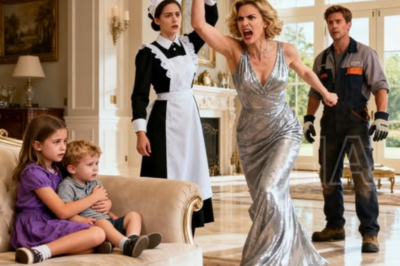 “El millonario se disfrazó de jardinero… hasta que la criada salvó a sus hijos de su prometida…”