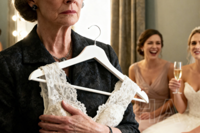 Después de pasar seis meses cosiendo a mano el vestido de boda de mi hija, entré a la suite nupcial justo a tiempo para escucharla reírse y decir: —Si pregunta, dile que no me queda. Parece algo sacado de una tienda de segunda mano. Tragué mi orgullo, enderecé la espalda y, en silencio, me llevé el vestido conmigo. Pero más tarde ocurrió algo inimaginable…