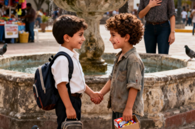 MAMÁ… ÉL ESTUVO EN TU PANZA CONMIGO… DIJO EL HIJO SEÑALANDO AL NIÑO DE LA CALLE