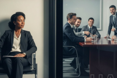 LA DIRECTORA EJECUTIVA NEGRA ESPERÓ EN SU OFICINA. UNOS MINUTOS DESPUÉS, DESPIDIO A LOS EJECUTIVOS.