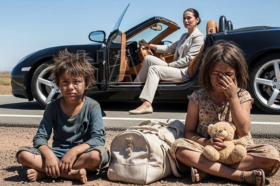 La hija del millonario encontró accidentalmente a los dos hermanos en la calle.