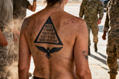 LE ORDENARON DESVESTIRSE FRENTE A TODOS, PERO EL COMANDANTE SE QUEDÓ HELADO AL VER EL TATUAJE EN SU ESPALDA