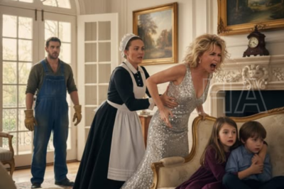 “El millonario se disfrazó de jardinero… hasta que la criada salvó a sus hijos de su prometida…”