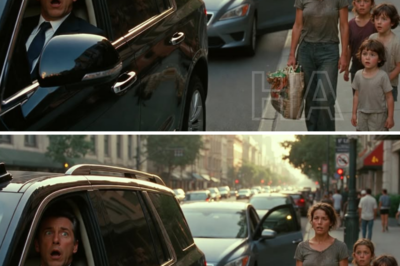 CEO MULTIMILLONARIO VE A SU EXNOVIA ESPERANDO UN UBER CON TRES NIÑOS DE SEIS AÑOS IDÉNTICOS A ÉL…