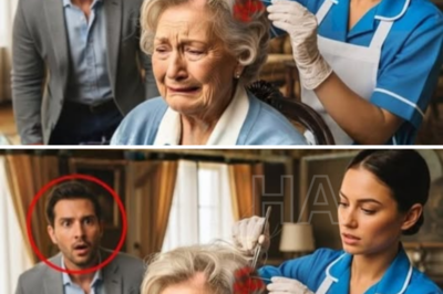 La madre del millonario estaba sufriendo hasta que una señora de la limpieza le sacó algo de la cabeza.