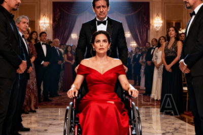 Él Se Negó a Llevar a Su Esposa en Silla de Ruedas a la Gala por “Vergüenza”, Pero Cuando Ella Subió al Escenario como Dueña, Él Se Arrodilló Roto de Culpa