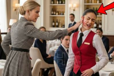 La prometida del multimillonario abofeteó a la camarera — ¡Lo que pasó después dejó al restaurante paralizado!