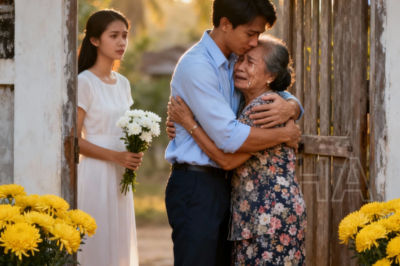 Una joven de 20 años se enamoró de un hombre de más de 40 — pero cuando lo presentó a su madre, ella lo abrazó llorando… porque era alguien muy especial para ella…