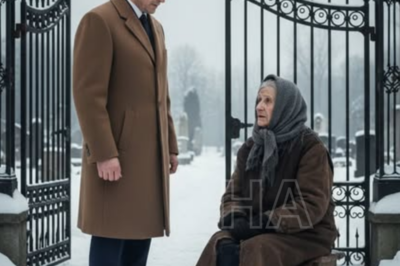 Después del funeral de su esposa, el millonario se dirigía hacia el coche y, justo en la entrada del cementerio, notó a una anciana pobre. Se detuvo, sacó unos cuantos billetes de la cartera y se los tendió en silencio