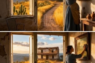 Viuda embarazada compró casa por casi nada… Tras un cuadro viejo halló un tesoro en el adobe
