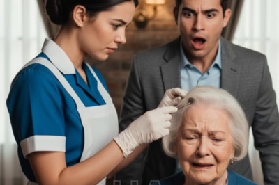 La madre del millonario estaba sufriendo hasta que una señora de la limpieza le sacó algo de la cabeza.