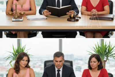 El notario leyó el testamento de mi marido: «Todo, para la amante». Me reí y puse un documento sobre la mesa. La amante palideció de inmediato…