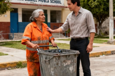 Creció cargando la vergüenza de tener una madre barrendera Nadie vio las noches de estudio escondidas tras las burlas Diecisiete años después, esa misma madre hizo bajar la mirada a todos