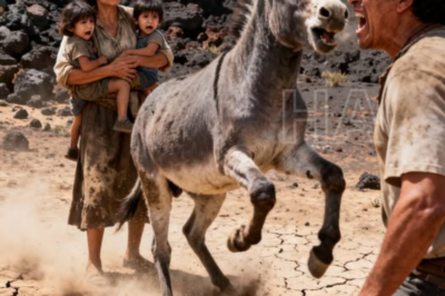Se marchó con una sonrisa de desprecio, dejándola sola con un burro viejo. El día del reencuentro, aquella sonrisa había desaparecido por completo.