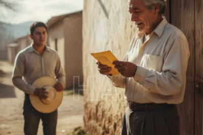 Presté dinero a mis vecinos para construir su casa. Treinta y cinco años después, su hijo llamó a mi puerta para pagar la deuda. En cuanto mi padre abrió el sobre, rompió en llanto y salió corriendo hacia la casa…