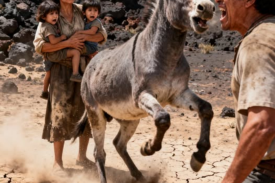 Se marchó con una sonrisa de desprecio, dejándola sola con un burro viejo. El día del reencuentro, aquella sonrisa había desaparecido por completo.