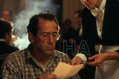 “Pidió un filete carísimo vestido como pobre… pero la nota que le dio la camarera lo dejó helado y cambió su destino.”