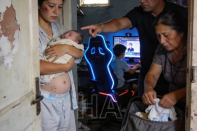 Mis padres me echaron de casa dos días después de una cesárea… porque mi hermano menor , un streamer en ascenso, necesitaba mi cuarto.