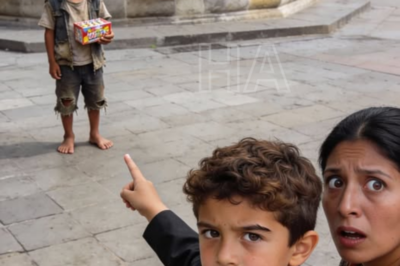 “Mamá… él estuvo en tu panza conmigo”, dijo el niño señalando al niño de la calle.