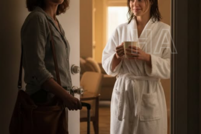 “Mi vuelo fue cancelado, así que regresé a casa antes de lo previsto. Cuando abrí la puerta, una mujer con mi bata sonrió y dijo: ‘Usted es la agente inmobiliaria, ¿verdad?’ Asentí… y entré. Porque la verdad estaba a punto de revelarse.”