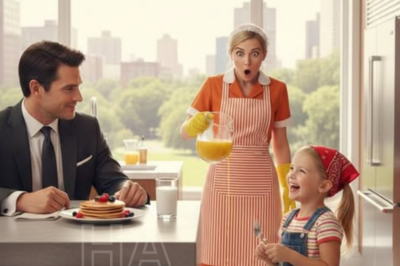 ¿Puedo tomar café contigo? La hija de la sirvienta le preguntó al millonario—¡Su respuesta fue realmente sorprendente!