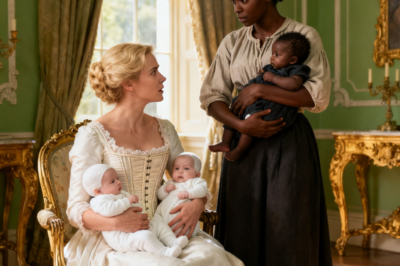 La Sinhá Tuvo Trillizos y Mandó a la Esclava Desaparecer con el que Nació Más Oscuro… Puedes desaparecer con él. Yo di a luz, pero él no es mi hijo.